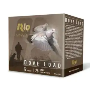 Rio Dove Load Shotshells 12ga 2-3/4" 1-1/8oz 1200fps #8 25/ct