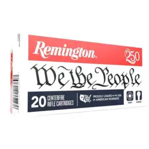 Remington We The People Rifle Ammunition 22-250 Rem 55 gr PSP 3680 fps 20/ct