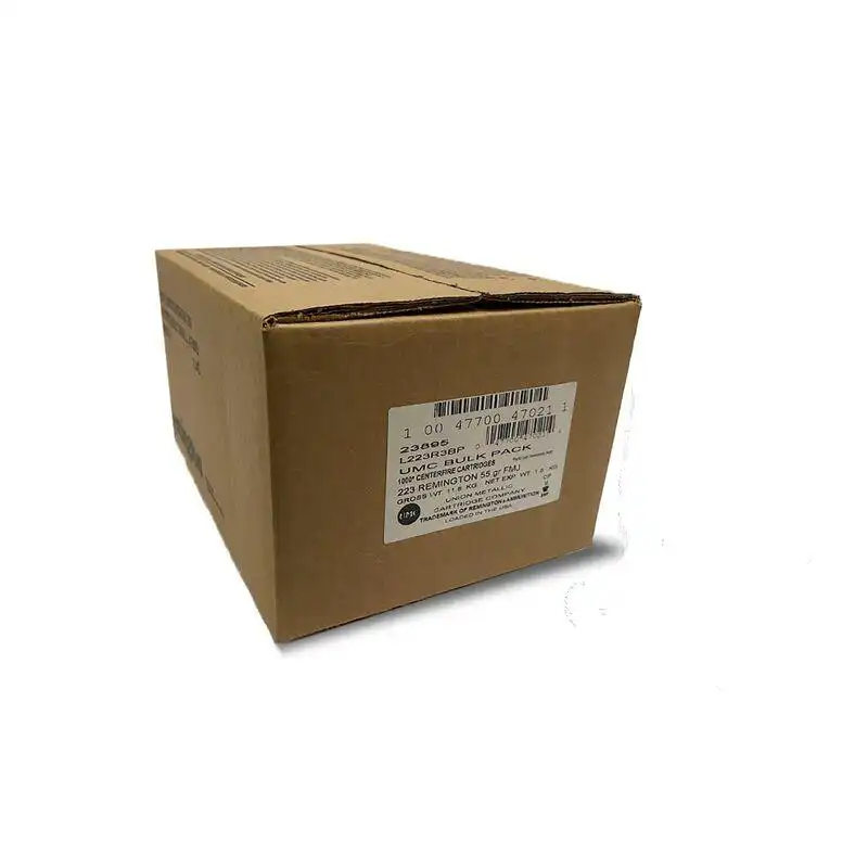 Remington UMC Bulk Rifle Ammunition .223 Rem 55gr FMJ 3240 fps 1000/ct (Bulk)