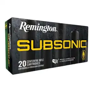 Remington Subsonic Rifle Ammunition 45-70 Govt 300gr HP 1000 fps 20/ct