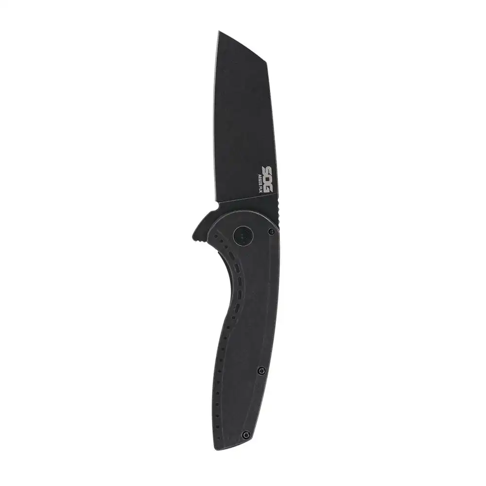 SOG Knives Aegis FLK 2.0 Folding Knife 3-1/4" Wharncliffe Blade Black