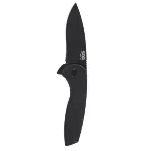 SOG Knives Aegis FLK 2.0 Folding Knife 3-1/4" Drop Point Blade Black