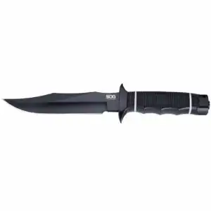 SOG Tech Bowie Knife 6.4" Blade Black