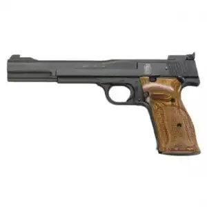 S&W Model 41 Handgun .22LR 10rd Magazine 7" Barrel Blued Wood Grips