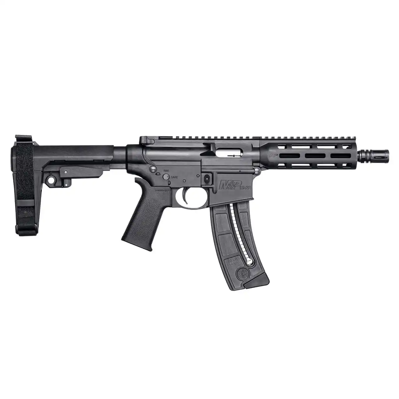 S&W M&P 15-22 Sport Pistol .22 LR 25rd Magazine 8" Barrel M-LOK Handguard