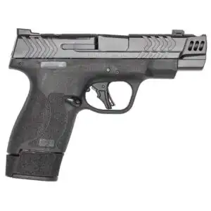 S&W PC M&P 9 Shield Plus Carry Comp Handgun 9mm Luger 10/13/15rd Magazines 4" Barrel Optic Ready No Thumb Safety