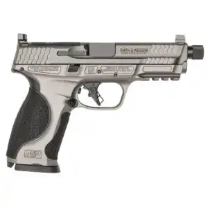 S&W M&P 9 M2.0 Metal OR Optic Ready Handgun 9mm Luger 17rd Magazines(2) 4.6" Threaded Barrel  No Thumb Safety Tungsten Gray