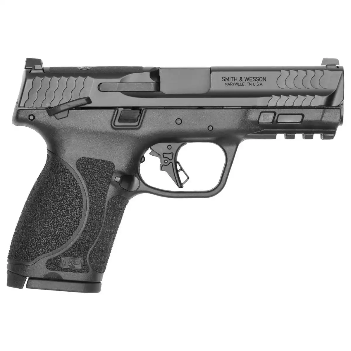 S&W M&P9 M2.0 Compact Optic Ready Handgun 9mm Luger 10rd Magazines(2) 4" Barrel Thumb Safety Load Indicator CA Compliant