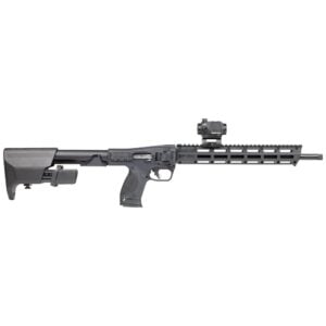 Smith & Wesson M&P FPC Rifle 9mm Luger 17rd (1) & 23rd (2) Magazines 16.25" 1/2x28 Threaded Barrel Black with Crimson Trace Red Green Dot Optic