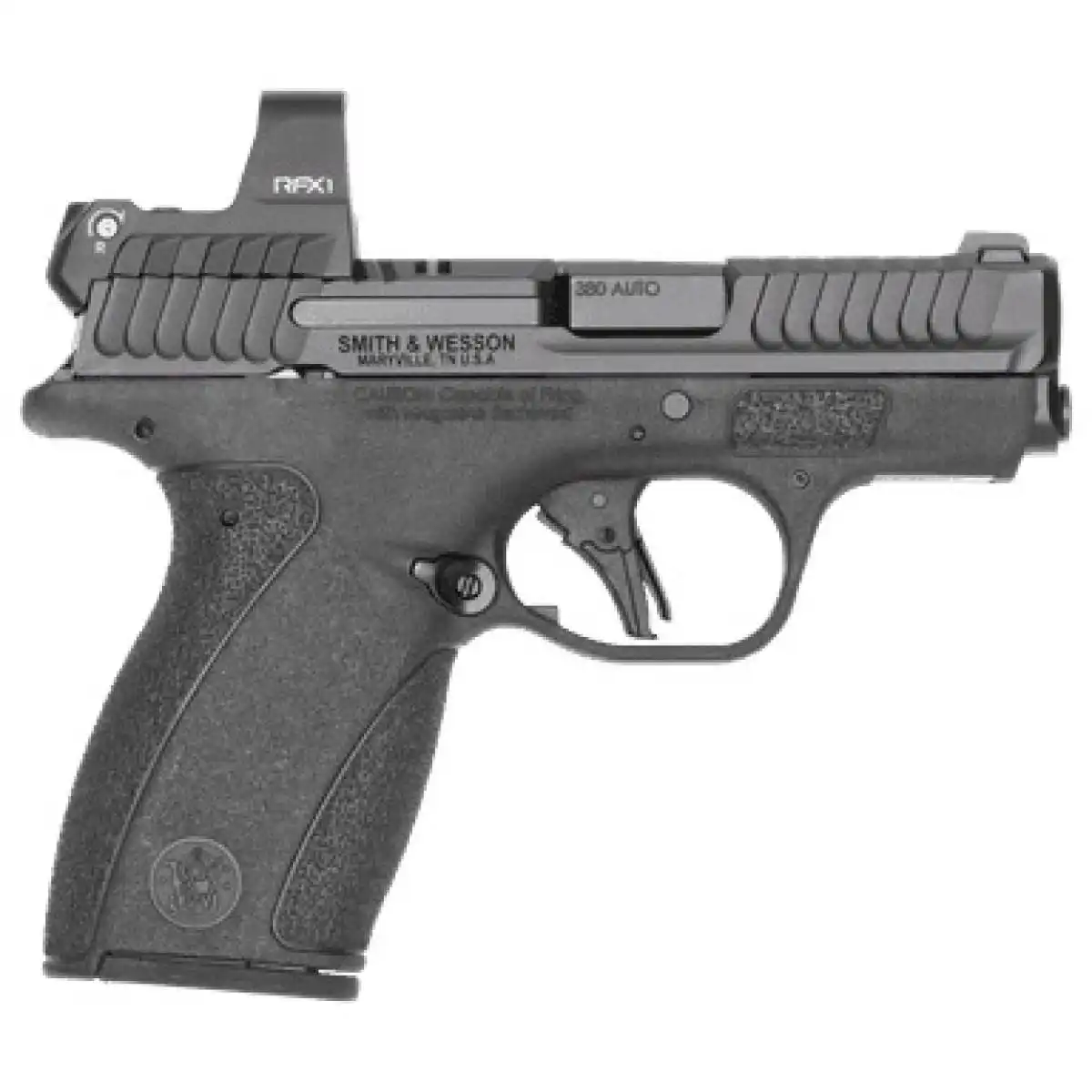 Smith & Wesson Bodyguard 2.0 w/RFX1 Blk .380 Auto 2.75in 10rnd (1) & 12rnd (1) Magazines No Thumb Safety