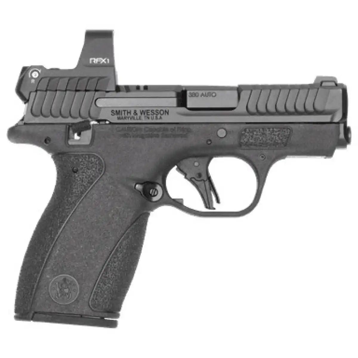 S&W Bodyguard 2.0 w/RFX1 Thumb Safety Blk .380 Auto 2.75in 10rnd SF