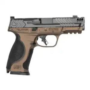 S&W PC M&P9 M2.0 Metal Carry Comp Midnight Bronze Grip Handgun 9mm Luger 17rd Magazines(2) 4.22" Ported Barrel
