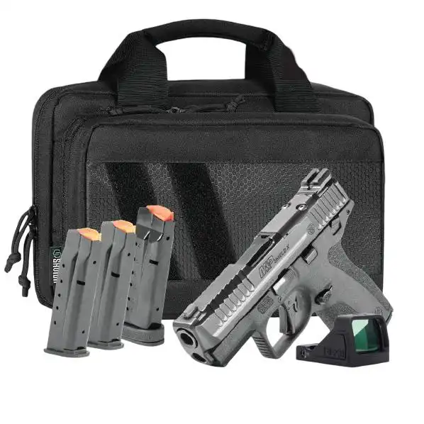 S&W Shield X Handgun Bundle 9mm Luger 15rd(1) & 13rd(3) Magazines 3.6" Barrel w/ Veriridian RFX11 and Savior Bag