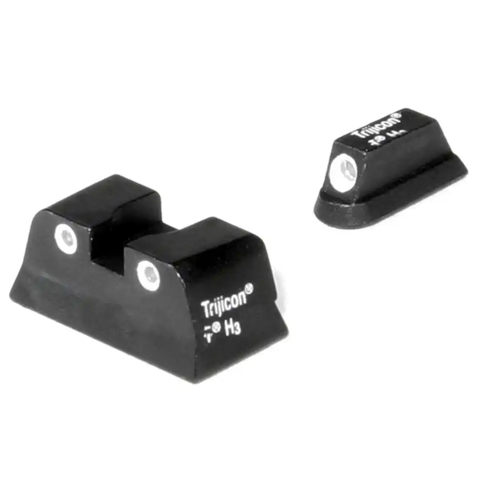 Trijicon Bright & Tough Night Sight Set White with Green Front and Rear