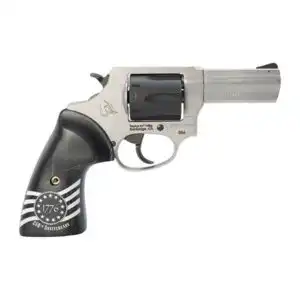 Taurus 856 Handgun .38 Spl 6rds 3" Barrel Stainless Steel Frame/Black Cylinder 1776 Custom Grips