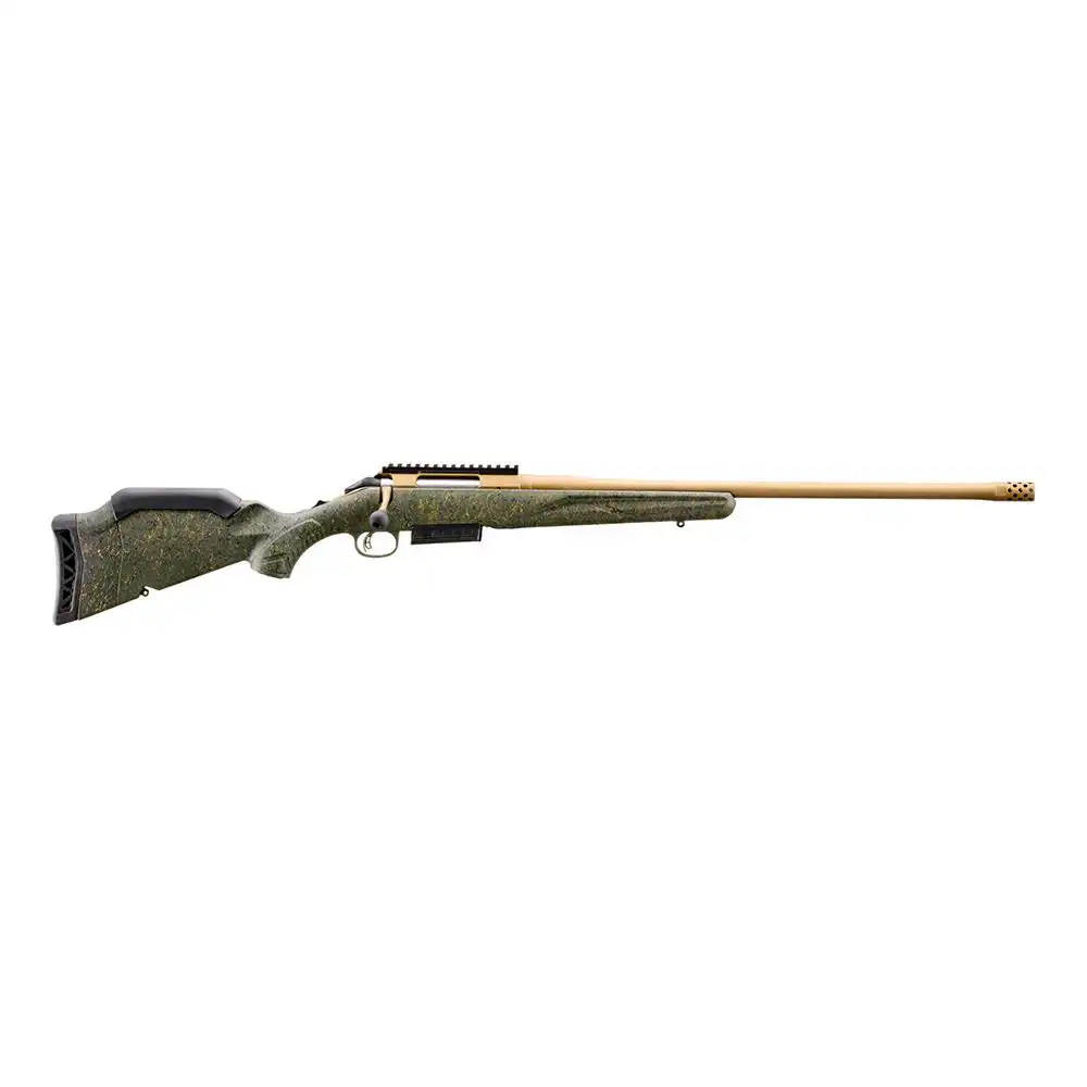 Ruger American Gen II Predator Rifle 450 Bushmaster 3rd Magazine 22" 11/16x24 Threaded Barrel Green