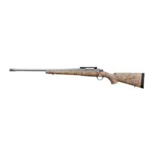 Ruger Hawkeye FTW Hunter Left Handed Rifle 6.5 PRC 4rd Magazine 24" Barrel Tan and Black Speckled