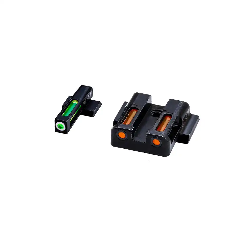 HIVIZ LiteWave H3 sight Orange/Green LitePipe/White front ring fits S&W Shield models