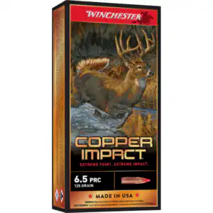 Winchester Copper Impact Rifle Ammunition 6.5 PRC 125 gr. BT 3100 fps 20/ct