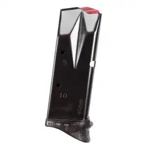 Walther PPQ M2 Subcompact Magazine 9mm with Ergonomic Finger Rest Black 10/rd