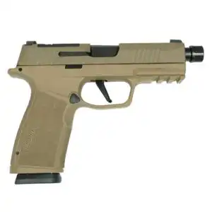 Sig Sauer P365 XMacro Handgun 9mm Luger 17rd Magazines (2) 3.7" Threaded Barrel Two Tone Tan TB