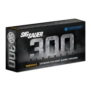 Sig Sauer Tac-TX Rifle Ammunition 300 AAC Blackout 110gr JSP 1000 fps 20/ct