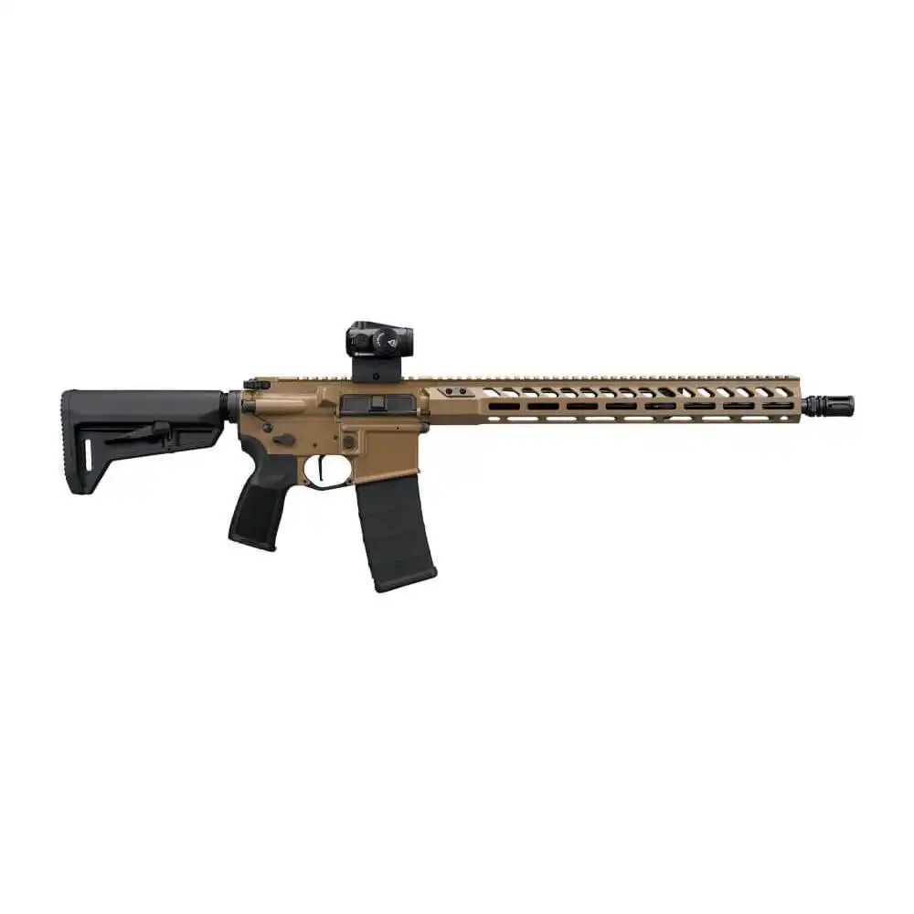 Sig Sauer M400 Forge FDE Rifle 5.56 NATO 30rd Magazine 16" Barrel ROMEO-MSR GEN II Adjustable Stock M-LOK Handguard