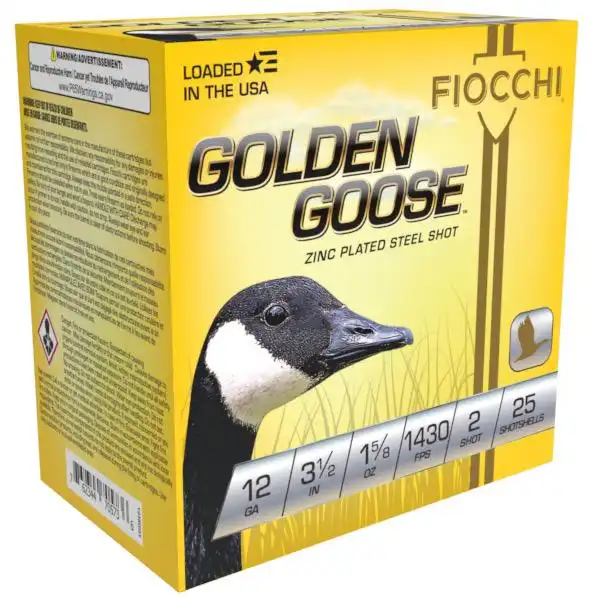 Fiocchi Golden Goose Shotshells 12ga 3 1/2" 1-5/8oz 1430fps #2 25/ct