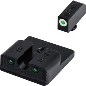 Truglo Tritium Pro Night Sights Fit Taurus Millennium G2 / 709 Slim / 740 Slim White Outline Front/Rear Green