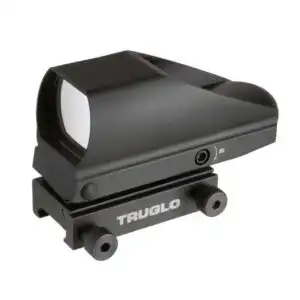 Truglo Tru-Brite Multi-Reticle Dual Color Open Red Dot Sight 24x34mm Window Black