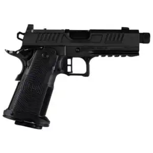 Alpha Foxtrot AF1911-Romulus MOS Adapter Handgun 9mm Luger 17(1) & 20rd(1) Magazines 4.25" Threaded Barrel DLC Black