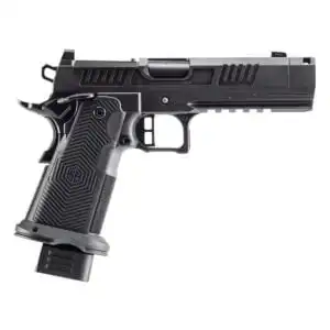 AF1911-ROMULUS 9MM 10Rd Magazine (5) 4.25" MOS Optic Cut Press In Compensated Ramped Bull Barrel DLC BLK