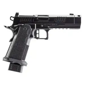 Alpha Foxtrot AF1911-ROMULUS Handgun 9mm Luger 20rd Magazines(5) 4.25'' Threaded Comp Barrel Black polished DLC