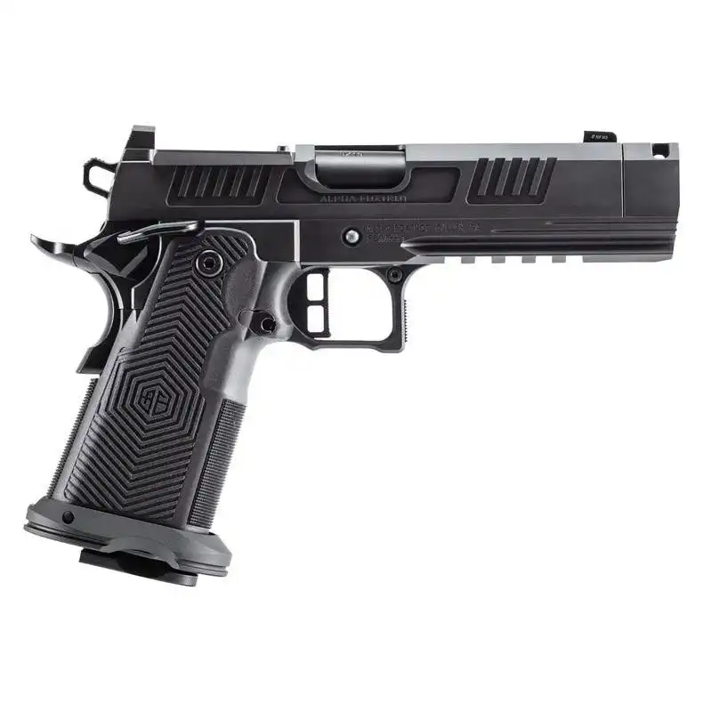 Alpha Foxtrot 1911 Romulus 10mm Auto 17rd Magazines(2) 4.25" Comp Threaded Barrel MOS DLC Black