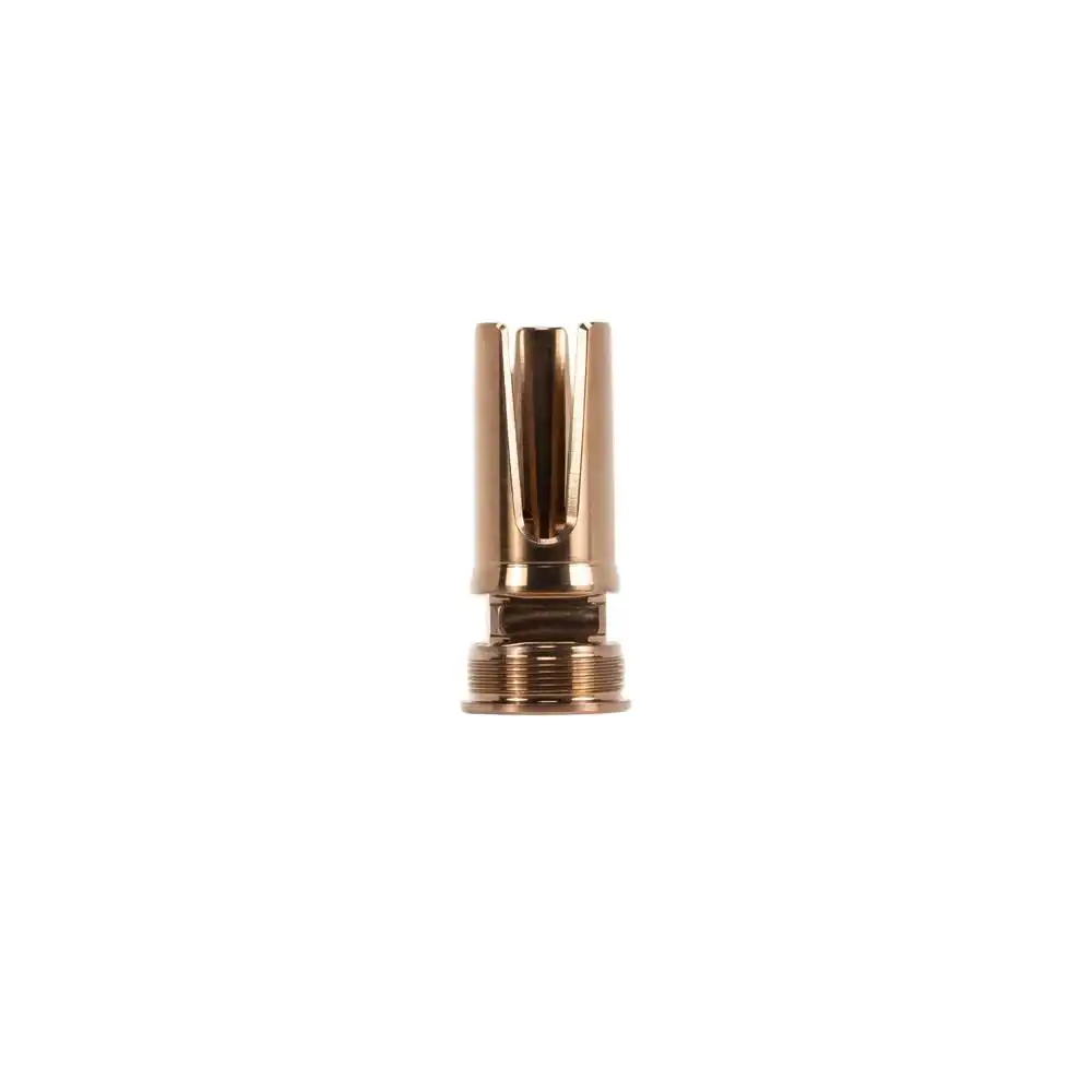 Q 3 Prong Flash Hider 1/2-28 8.6BLK .338 Bore