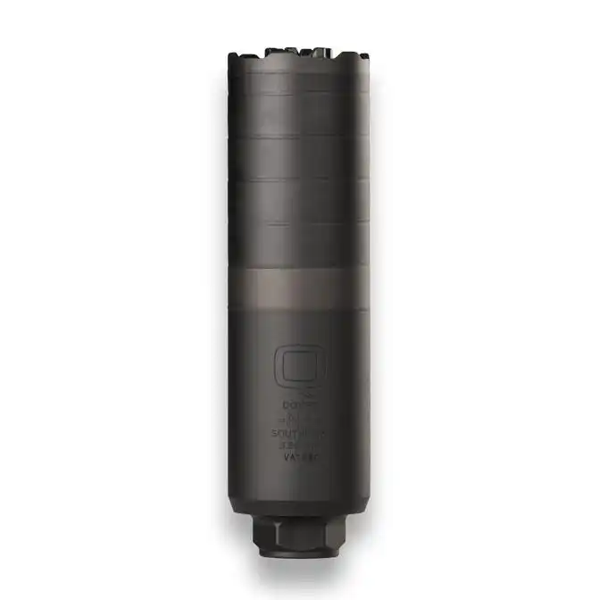 Q Southpaw Direct Thread Suppressor 5.56 NATO 1.75" Dia 6" SS & Inconel Rearend Muzzle Device Included