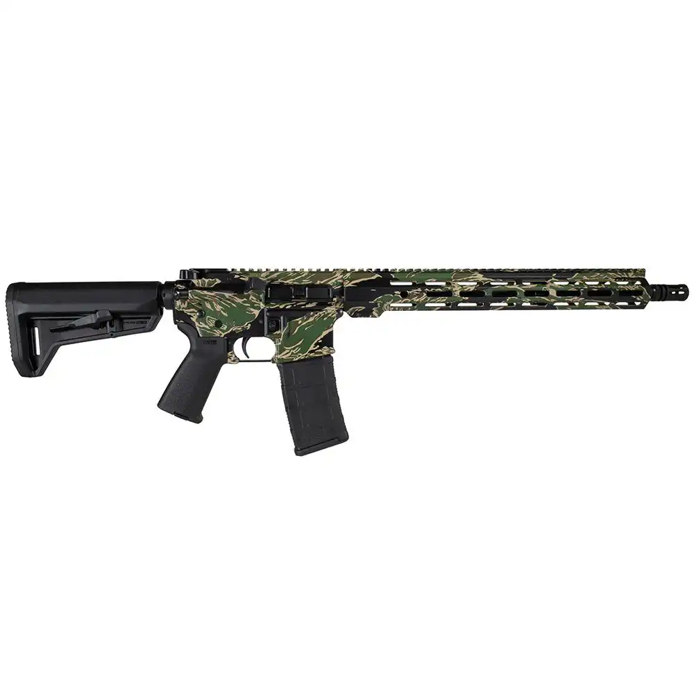 Shark Coast Tactical "Tiger Stripe" Rifle 5.56mm 30rd Magazine 16" Barrel 15" M-LOK Handguard