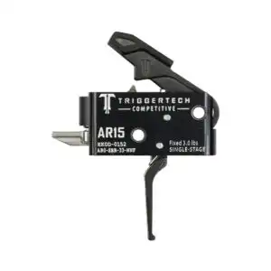 TriggerTech AR15 Single-Stage Competitive Flat Trigger Black