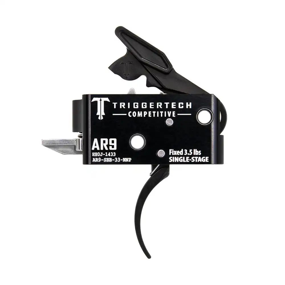 TriggerTech AR-9 Competitive Single Stage Rifle Trigger 3.5 lbs Curved