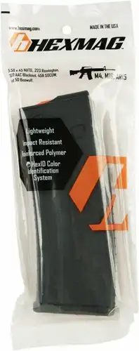 HEXMAG MAGAZINE AR-15 5.56X45 - 10RD BLACK POLYMER SERIES 2 - Image 3
