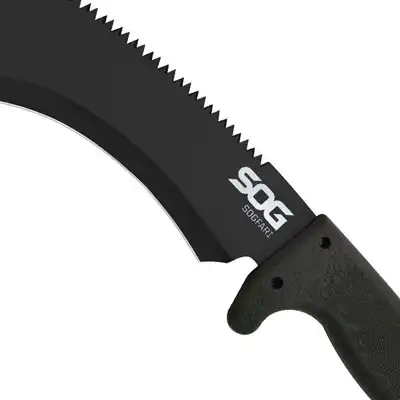 SOG MACHETE SOGFARI KUKRI - BLACK W/SHEATH - Image 2