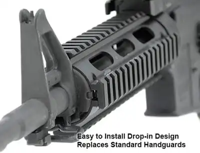 UTG RAIL PICATINNY AR-15 7" - 2-PC DROP-IN CARBINE LENGTH - Image 5