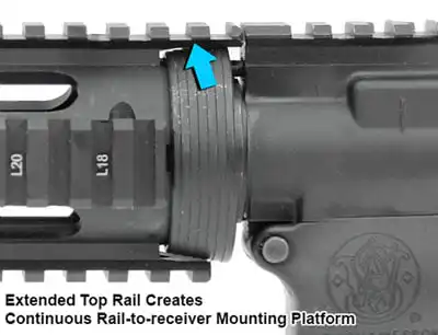 UTG RAIL PICATINNY AR-15 7" - 2-PC DROP-IN CARBINE LENGTH - Image 2