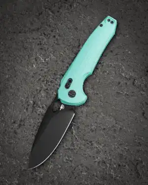 Bestech Noctar - Mint Green G10, Black PVD 14C28N Blade. BG66F