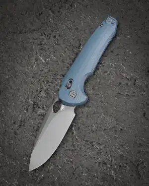 Bestech Noctar - Blue G10, Grey PVD 14C28N Blade. BG66E