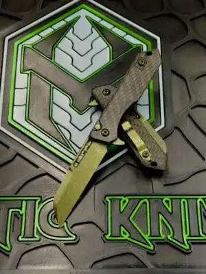 Heretic Jinn - Manual, Metallic Green, MagnaCut, Carbon Fiber