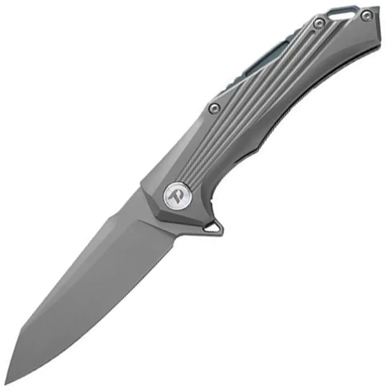 Dreamtech Framelock Gray Ti, DTK3287TG , 3.75" bead blast finish D2 tool steel