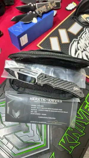 Heretic Koschei - Limited Marfione Hand Grind and Mirror Polish. Serial 005