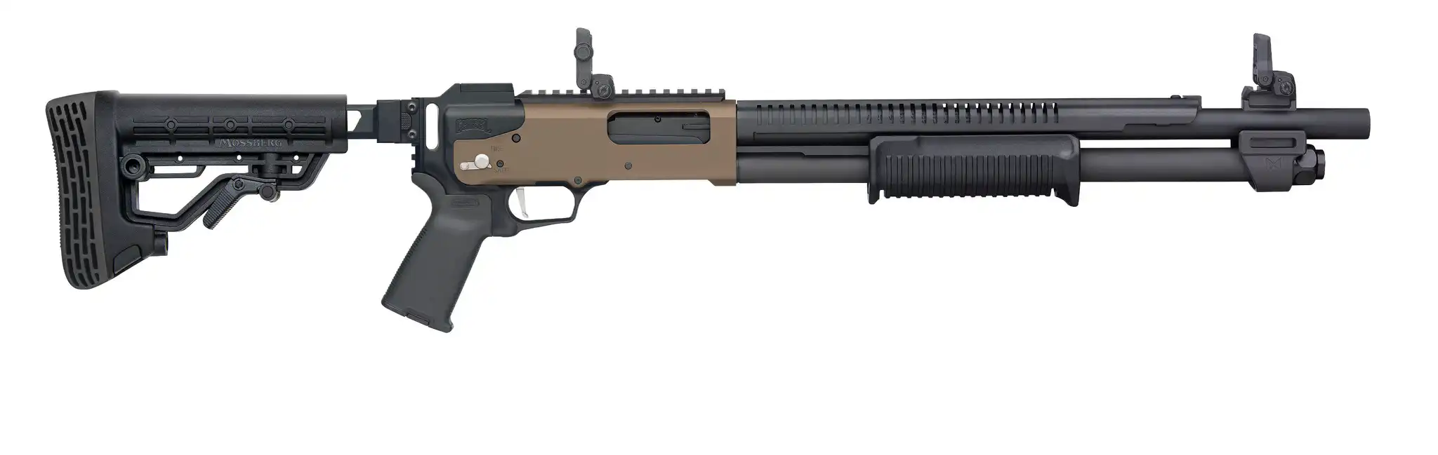 MOSSBERG 590R 12/18.5 6+1 FDE FOLDING