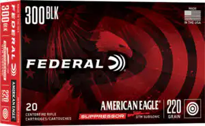FEDERAL AE 300 AAC 220GR - OTM SUBSONIC 20RD 25BX/CS